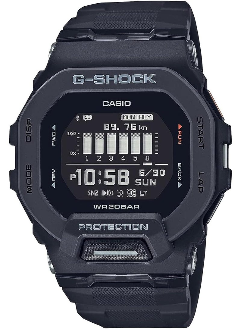 كاسيو ساعة كاسيو الرقمية للرجال بمينا أسود - GBD-200-1DR - Image 1