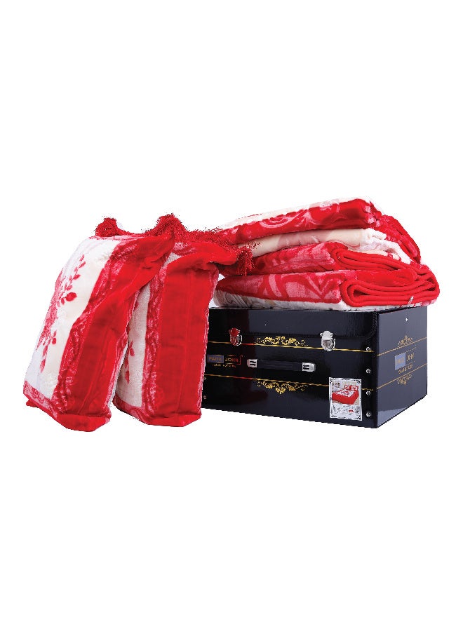 PARAJOHN Para John Double 2 Ply Embossed Raschel Blanket 200x240 cm Polyester Blanket - Image 2