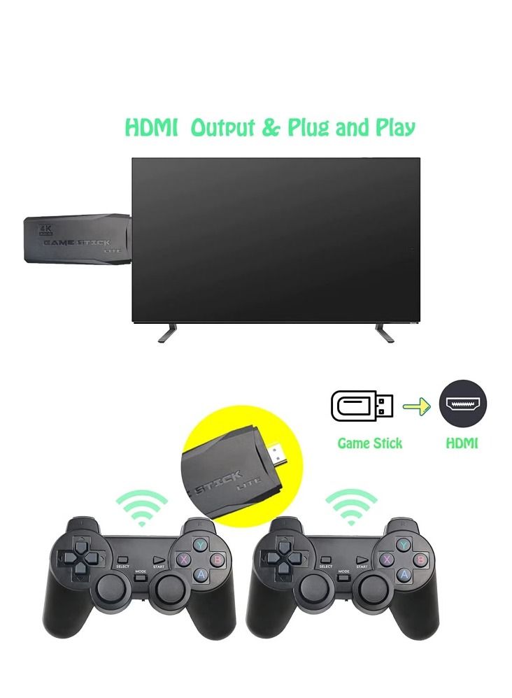 ACLIX Video Game Console 2.4G Double Wireless Controller Game Stick 20000 Games - Image 4