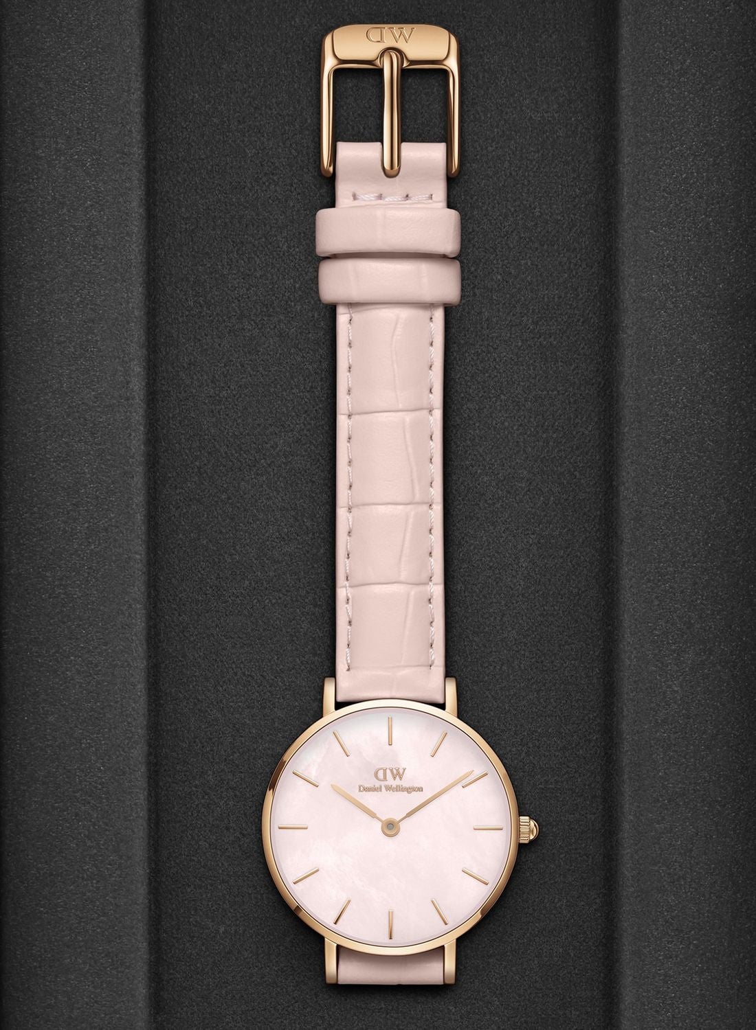 Buy Daniel Wellington Pink-Rose Gold Petite Rouge Analog Watch