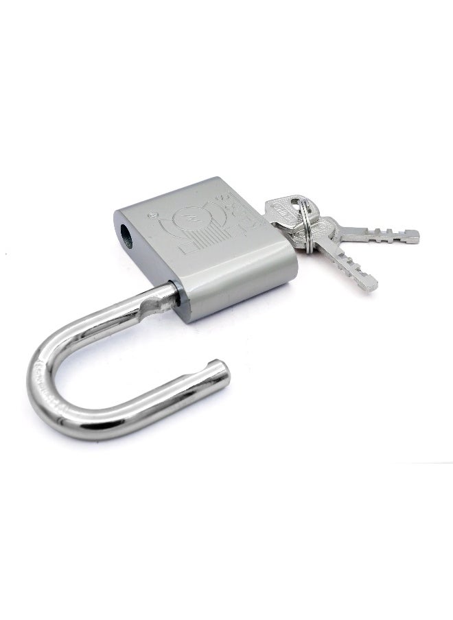 KADRIS Heavy-Duty Security Padlock Long HA-1821, Weather-Resistant in Heavy Duty steel Lock 60 MM - Padlock  shackle with Keys for Sheds, Storage Unit, School, Gym Locker, Fence, Toolbox, Hasp Storage  - Image 4