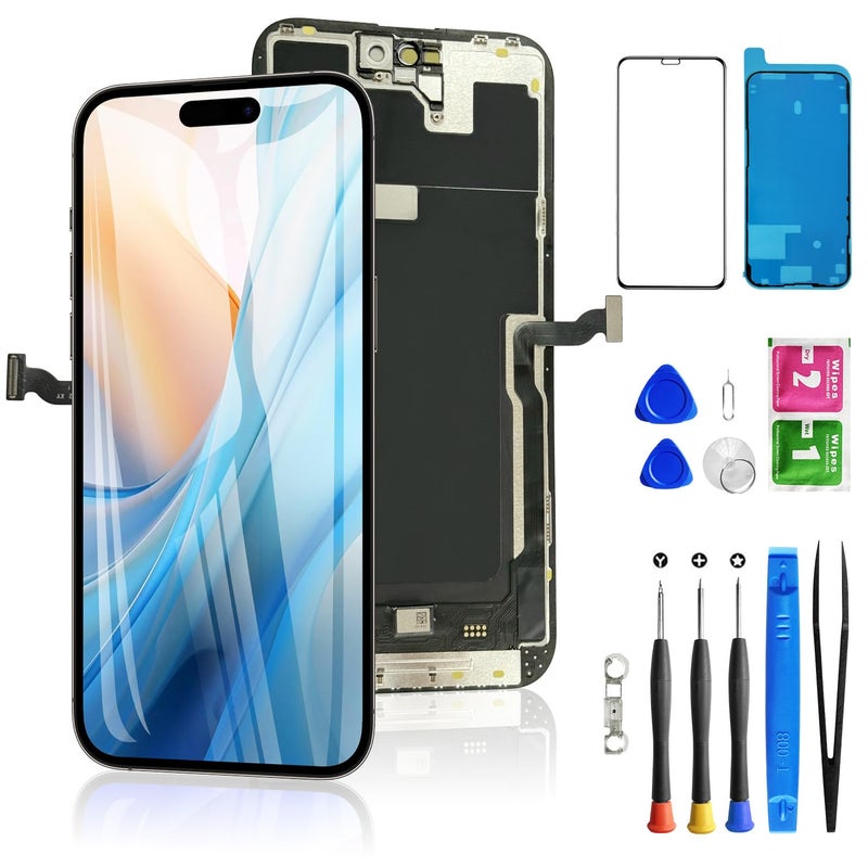 Diykitpl for iPhone 14 Pro Max Screen Replacement 67 Inch Diykitpl 3D Touch LCD Display for A2894 A2651 A2893 A2896 A2895 with Repair Tools KitWaterproof Frame StickerTempered Glass - Image 2