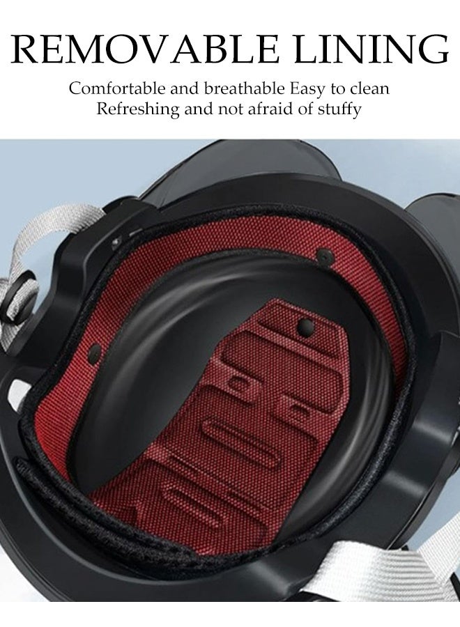 DUNISO Motorcycle And Electric Vehicle Helmets,Helmet for Electric Bike,Highly Protective Half Helmets,Anti Glare,Sturdy and Durable,Drop Resistant and Pressure Resistant,Suitable for Scooters,Mopeds,Mountain Bikes,Road Bikes - Image 5