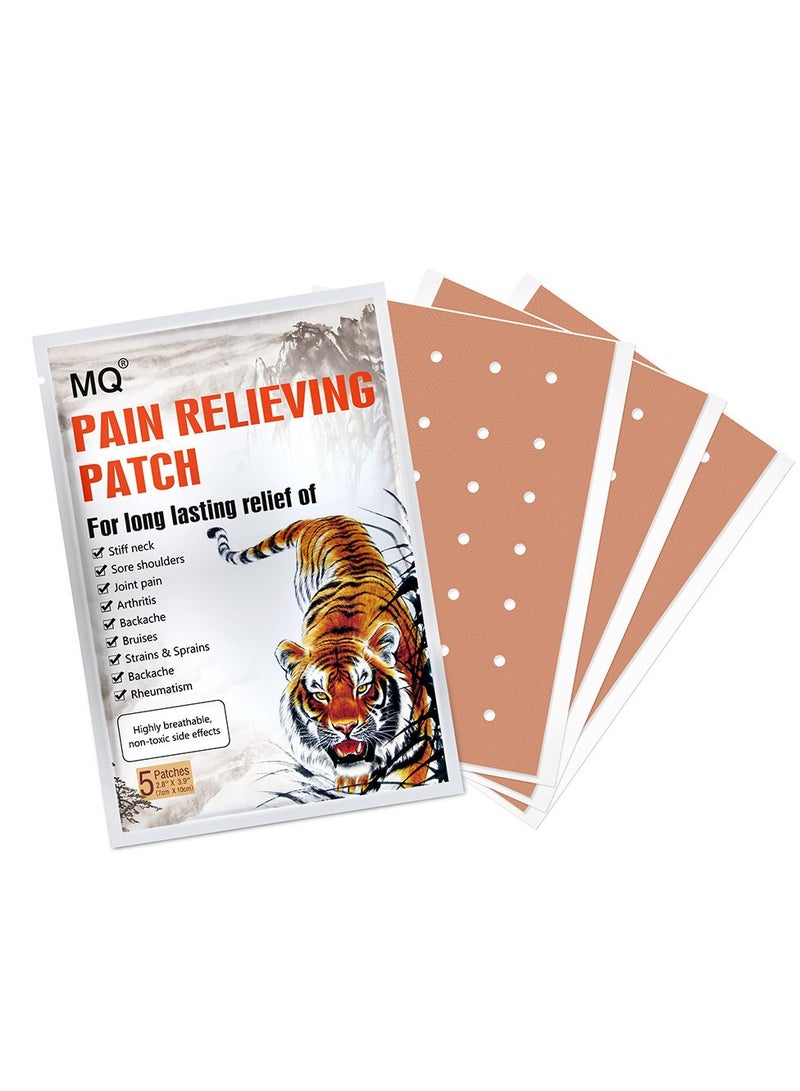 ام كيو ضمادة النمر من إم كيو للكتف والرقبة ومفاصل أسفل الظهر، ١٠ قطع في العلبة - Image 1