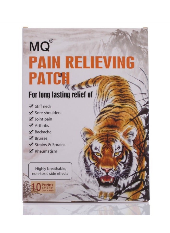 ام كيو ضمادة النمر من إم كيو للكتف والرقبة ومفاصل أسفل الظهر، ١٠ قطع في العلبة - Image 3