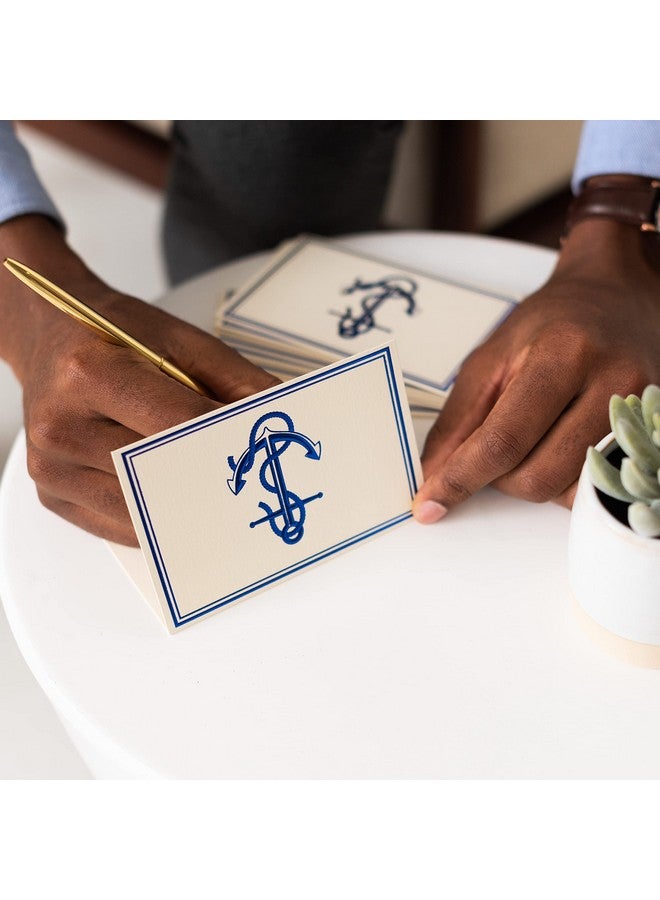 بابيرس بطاقات ورق البردي الفارغة مع مظاريف، مرساة بحرية (16 بطاقة) - Image 5