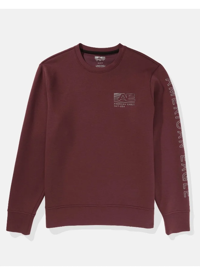 American Eagle Graphic Crew Neck Sweatshirt