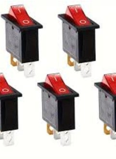 KNP KNP Rocker On Off Mini Boat Switch in Red is a compact and rugged switch designed for use in marine and outdoor environments.  - Image 3