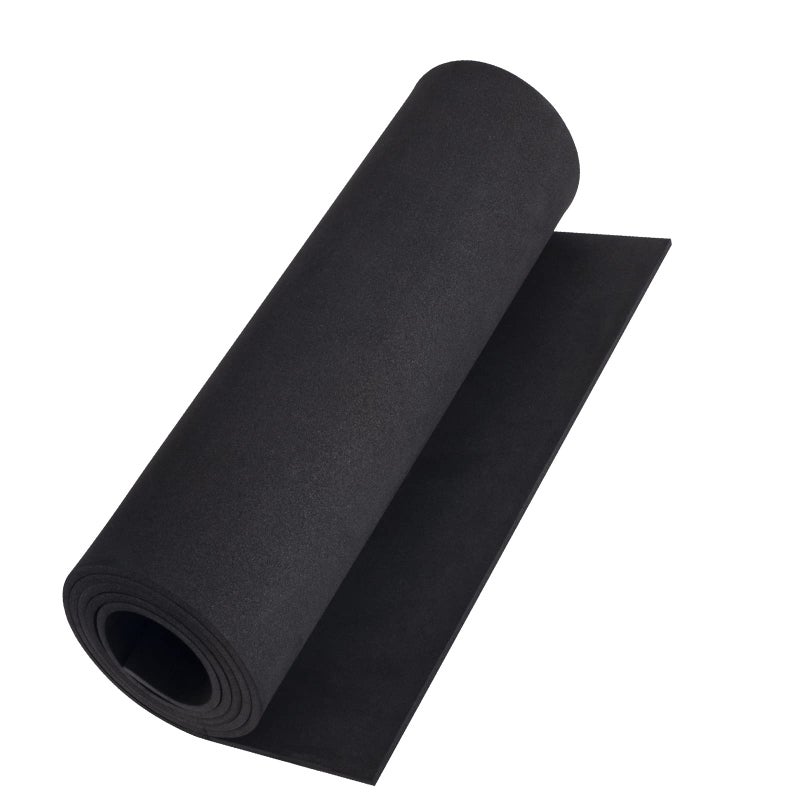 MEARCOOH Black eva Foam roll, (1mm to 20mm) Premium Cosplay EVA Foam Sheet,2mm Thick,49"x13.5",High Density 86kg/m3 for Cosplay Costume, Crafts, DIY Projects by MEARCOOH - Image 1