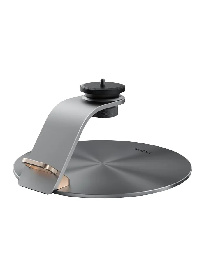 XGIMI Desktop Stand Pro Universal - Fits Most Projector, Equipped With Standard 1/4-inch Screw For Universal Compatibility, 360° Rotation, Adjustable Height Up To 9.5cm, Strong And Sturdy - Silver