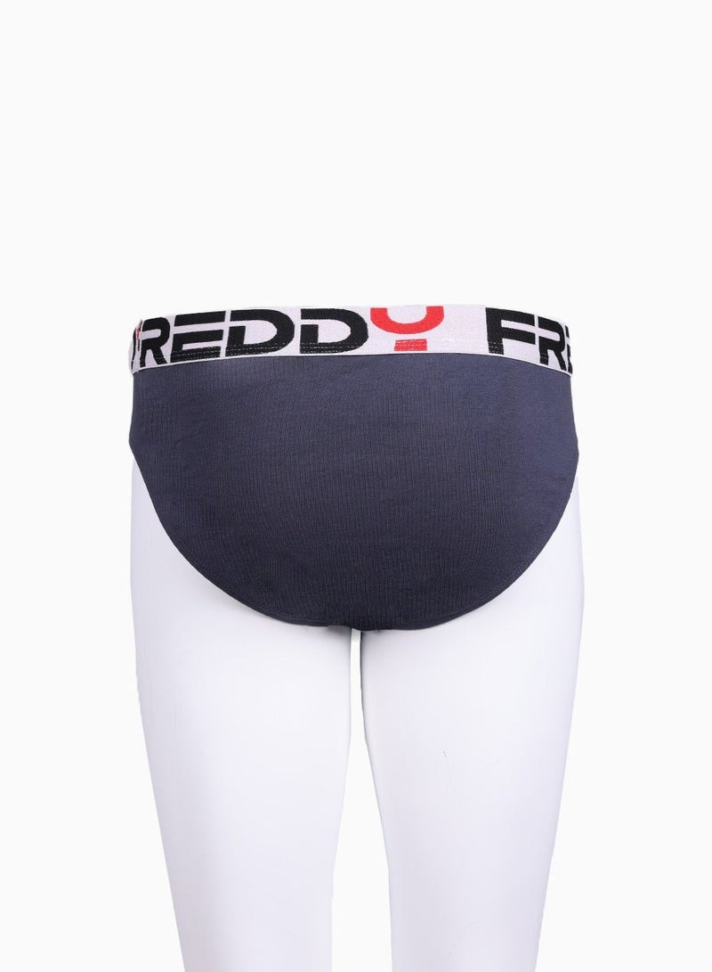 FREDDY Fashion Sports Brief - Navy Blue | Classic Cotton Men's Brief - Image 4