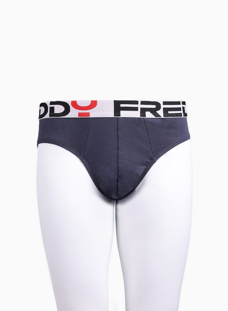 FREDDY Fashion Sports Brief - Navy Blue | Classic Cotton Men's Brief - Image 2