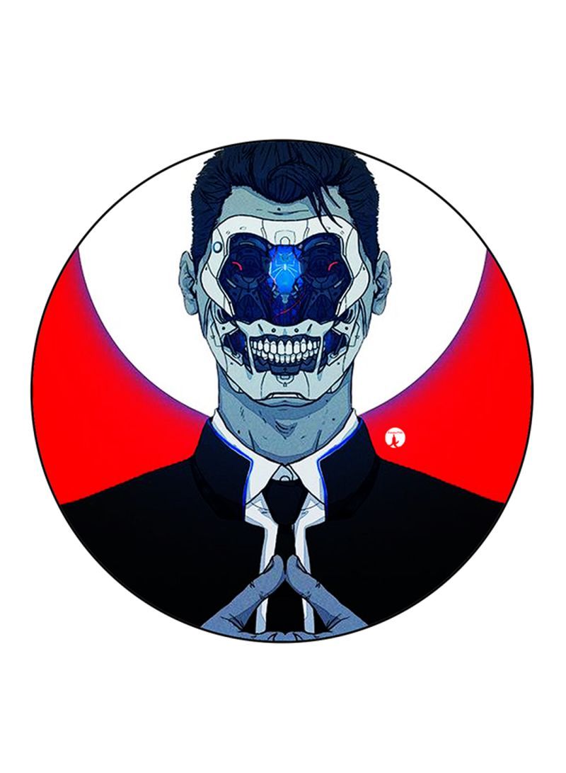 RKN The Video Game Detroit Become Human Printed Round Pin Badge Multicolour - Image 1