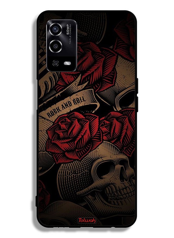 Tolwak Oppo A55 4G Protective Case Cover Rok And Roll - Image 2