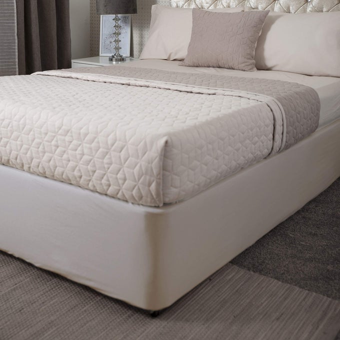 JERSEY BASE WRAP TRANSFORM A DRAB LOOKING BED BASE LINEN KING