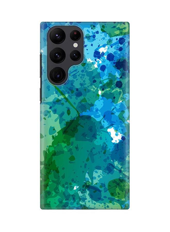 Stylizedd Case for Samsung Galaxy S22 Ultra 5G Snap Case Slim Snap Classic Series Shield Matte Finish Print - Underwater Burst - Image 1