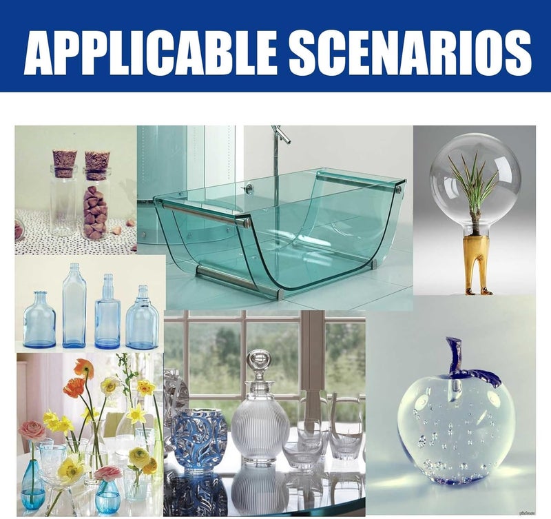 KASTWAVE Professional Glass Glue Repair Adhesive, Bonding Between Glass And Glass, Glass And Other Materials, Super Strong Viscosity, Safe Non-Toxic, Ideal For All Glass Surfaces, Glass Glue, Super Glue - Image 4