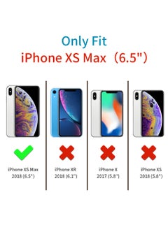 INFOSUN Compatible with apple iPhone Xs Max Full Coverage for Protective Case, Ultra Slim Soft Silicone Gel TPU Cover, Matte Surface Ultra-Thin Case, for iPhone iPhone Xs Max (Black)  - Image 5