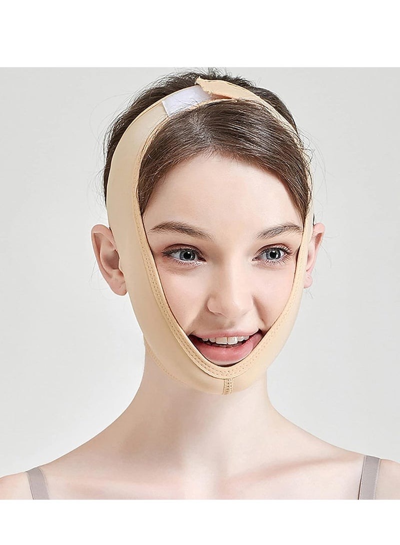 مشد الوجه طبي بعد عملية شفط اللغلوغ والذقن والرقبة - Image 3