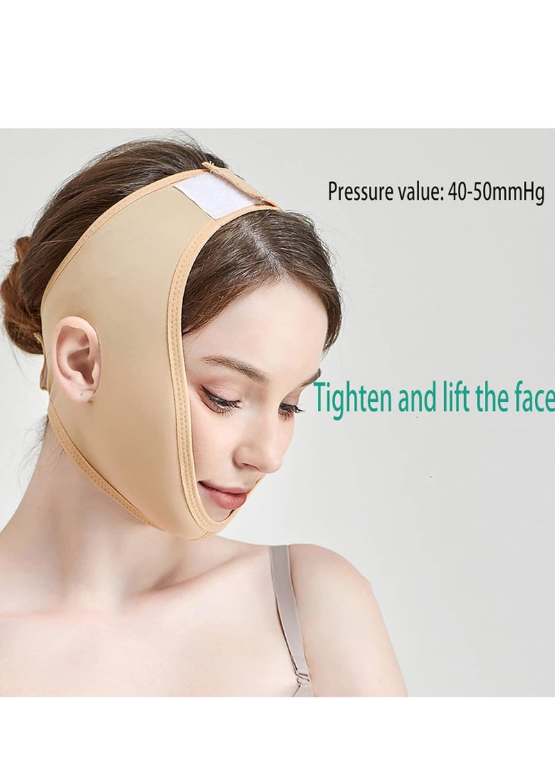 مشد الوجه طبي بعد عملية شفط اللغلوغ والذقن والرقبة - Image 2