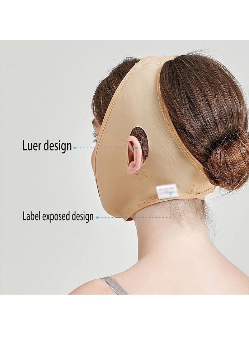 مشد الوجه طبي بعد عملية شفط اللغلوغ والذقن والرقبة - Image 4