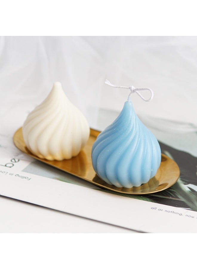 HOMESTAR 6PCS Candle Moulds for Pouring Candles, DIY Set Candles Mould with Candle Wicks, Stitch Needle & Wick Holders for DIY Aromatherapy Candles Making Supplies - Image 4