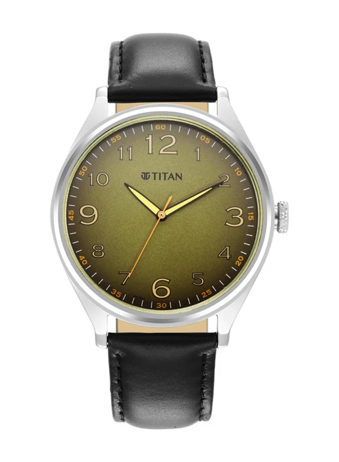 TITAN Leather Analog Wrist Watch 1802SL15