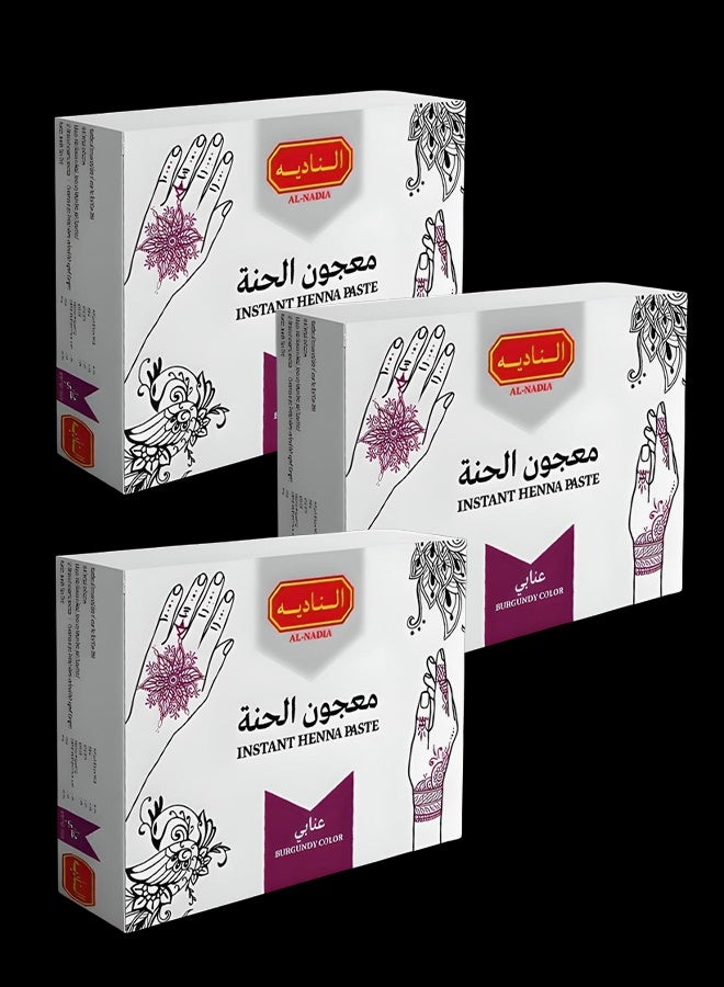 نادية معجون حناء الناديه اللون العنابي 36 حبه - Image 1