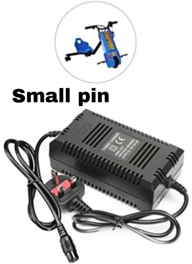 شوبي Power Charger For Electric Scooter Three Port Inline Female Connector, Charger for Scooter Power Supply Adapter 24V 