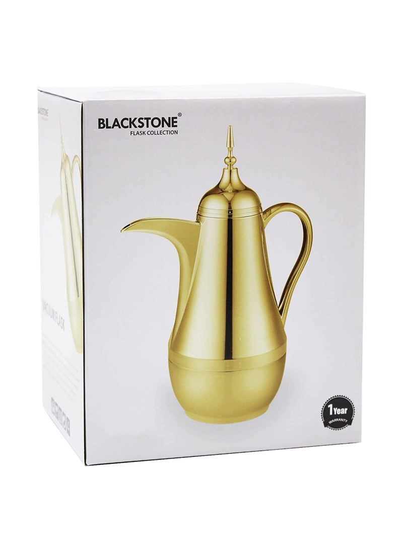 BLACKSTONE 600ML Arabic Vacuum Flask Leakproof Thermos for Tea or Coffee Gold  - Image 3