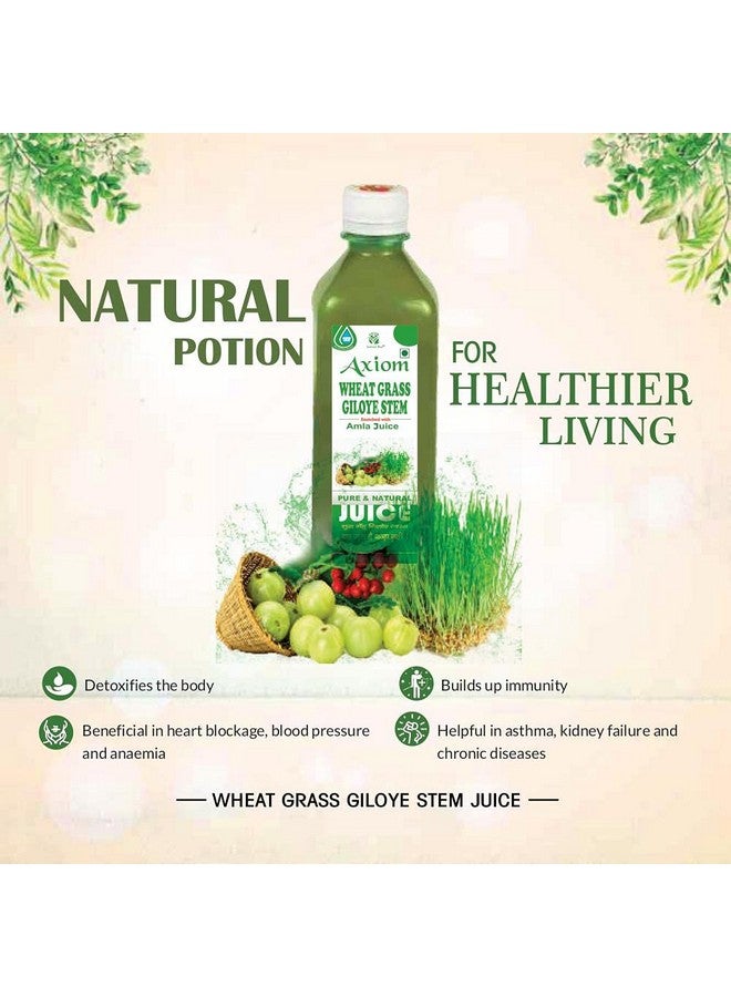 Axiom Wheatgrass Juice 1L | Helps to Detoxify the liver, Blood Purification, Improves Digestion and Boost Metabolism | 100% Pure & Natural - Image 5