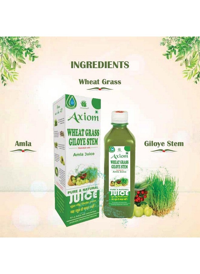 Axiom Wheatgrass Juice 1L | Helps to Detoxify the liver, Blood Purification, Improves Digestion and Boost Metabolism | 100% Pure & Natural - Image 3