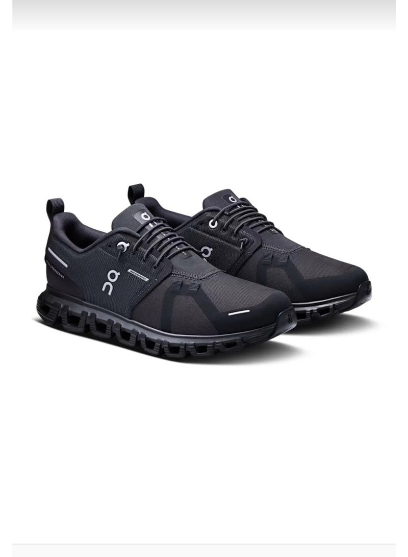 On cloud 6 all black waterproof sneakers