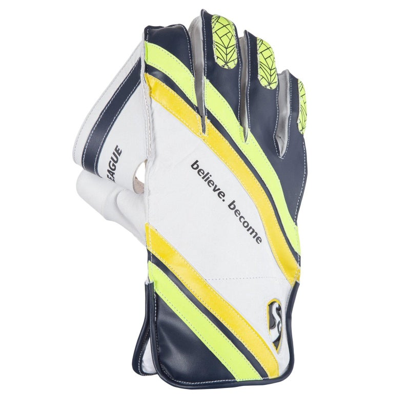 SG League Wicket Keeping Gloves (Multi-Color) W.K. Gloves - Image 3