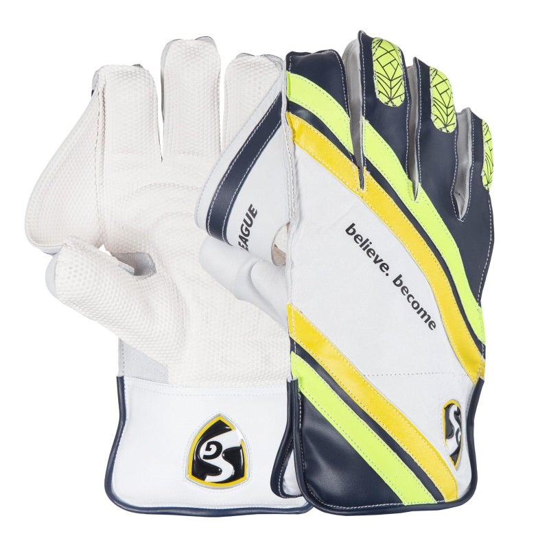 SG League Wicket Keeping Gloves (Multi-Color) W.K. Gloves - Image 1