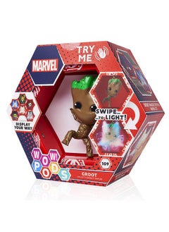 WOW! PODS WOW! PODS Guardians Of The Galaxy Collection - Groot | Superhero Light-Up Bobble-Head Figure | Official Marvel Collectable Toys & Gifts  - Image 1