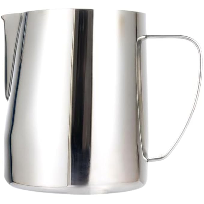 zoohot Milk Frothing Pitcher 24Oz700Ml Espresso Steaming Pitcher Stainless Steel Milk Frother Steamer Cup For Latte Art Silver - Image 1