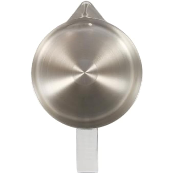 zoohot Milk Frothing Pitcher 24Oz700Ml Espresso Steaming Pitcher Stainless Steel Milk Frother Steamer Cup For Latte Art Silver - Image 4