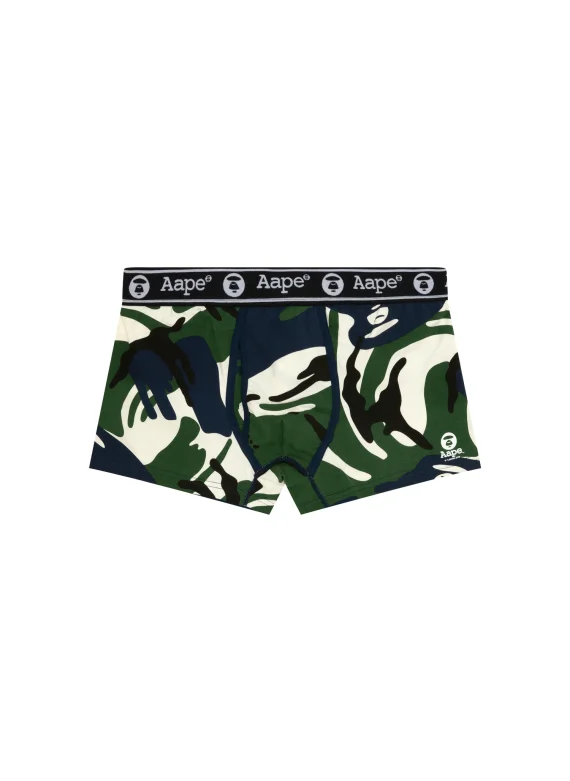 AAPE Moonface logo camo boxer briefs