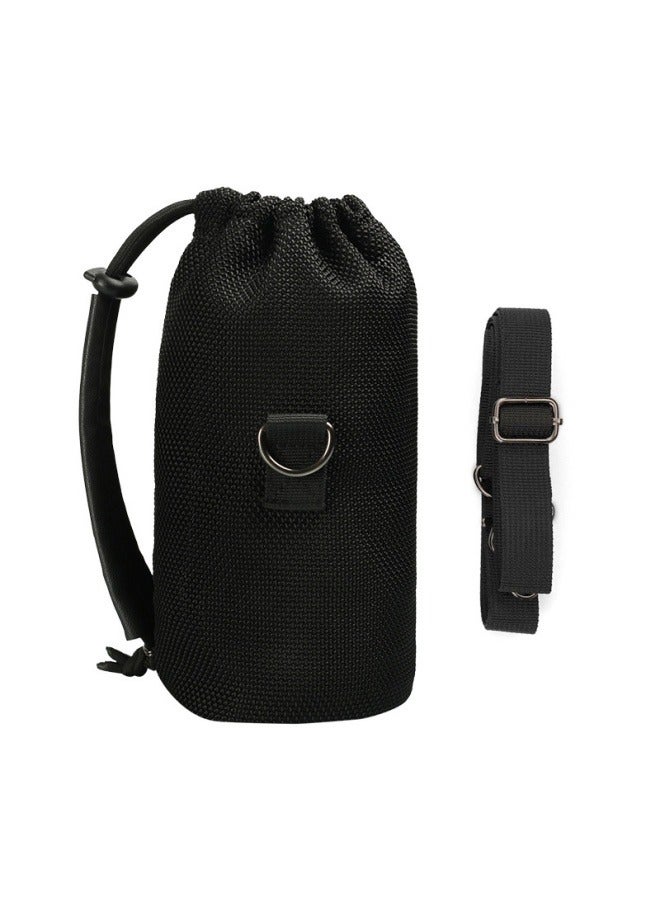 General Suitable for SoundLink Revolve II speaker storage bag speaker audio black mesh bag with shoulder strap  - Image 1