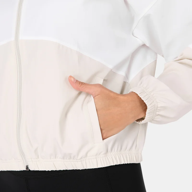 Under Armour White Women's Rival Woven Jacket for Women | Best Price UAE
