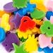 RAINFLOW 30PCS Sponge Painting Shapes Assorted Pattern Early Learning SpongeColorful DIY Painting Animal Number ShapesRandom Colors for Graffiti PaintCraft Supplies - Image 2
