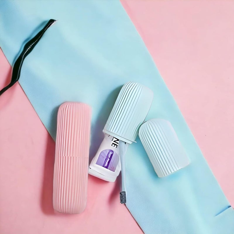 ROXA Portable Plastic Toothbrush Holder for Bathroom (Pack of 1, MultiColor) - Image 4