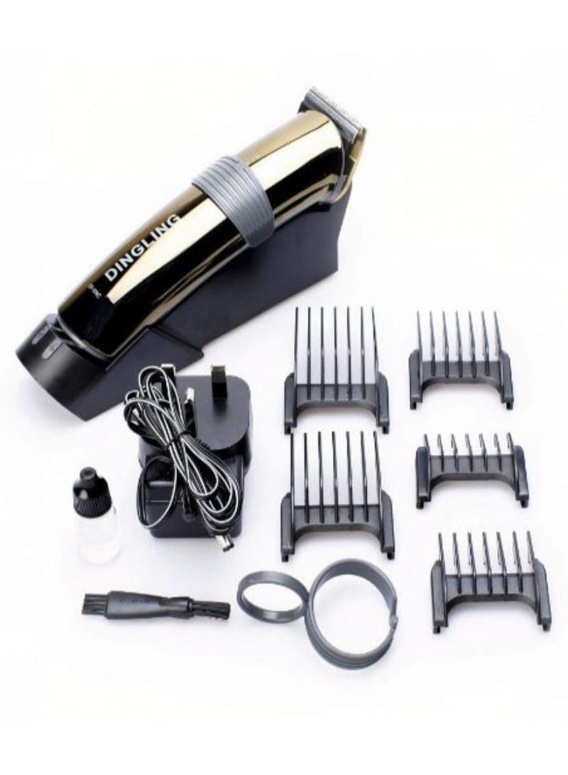 DINGLONG Professional Hair Clipper RF-609 With 5 Sizes and Oil - Image 2