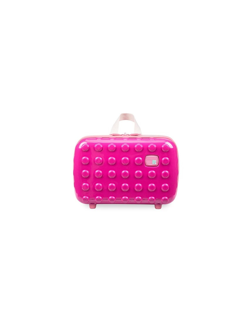it Luggage KIDS Model Bobble Bloc, FSC Certified, Kids Unisex Suitcase, Children's Carry-On with Bubble Design, ABS Hard Outer Shell, 32 Liters, 2.73Kg (Raspberry Rose) - Image 4