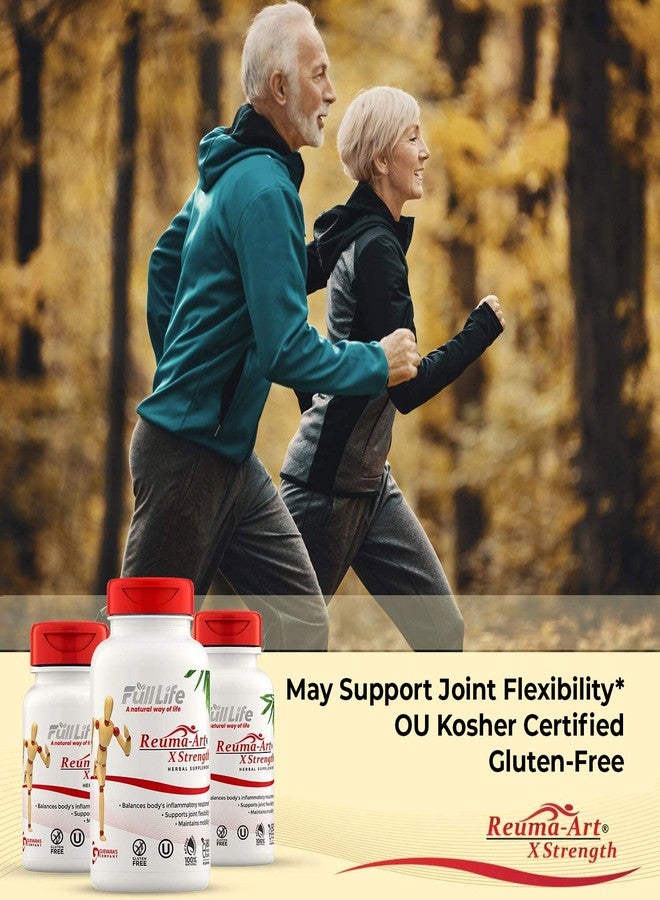Full Life Reuma-Art X Strength – 400 mg Herbal Supplements - Supports Joint Flexibility – 180 Veggie Capsules - Image 4