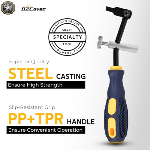 Bzcovac 58430 Shaft Type Seal Puller with 58500 Hook for Shaft/Seals, Universal Seal Removal Tool for Camshaft and Crankshaft Seals, 56750 Blind Oil Seal Puller, Automotive Repair Tool - Image 3