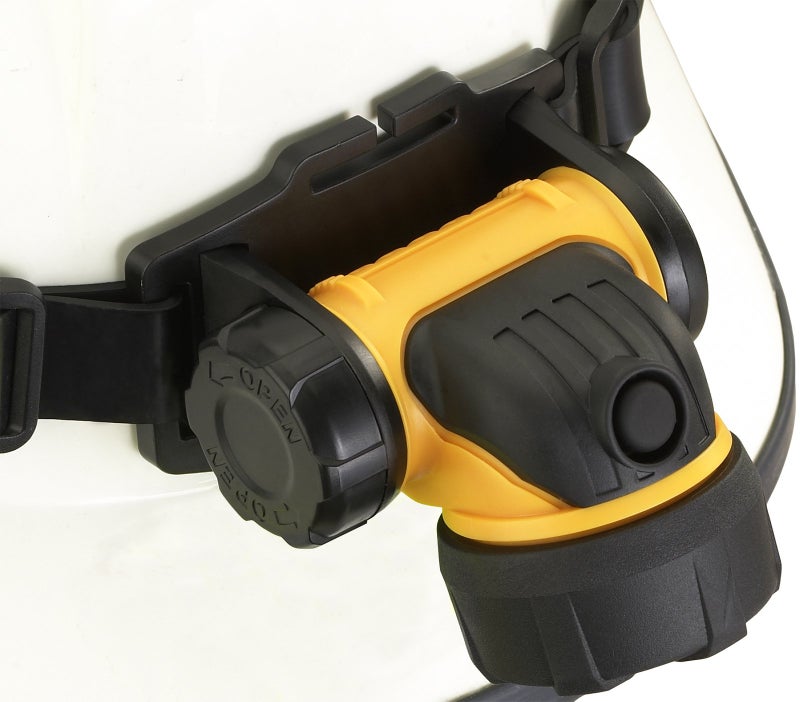 Streamlight 61050 Trident 80-Lumen LED Headlamp with Elastic Head Strap, and Rubber Hard Hat Strap, Yellow - Image 4
