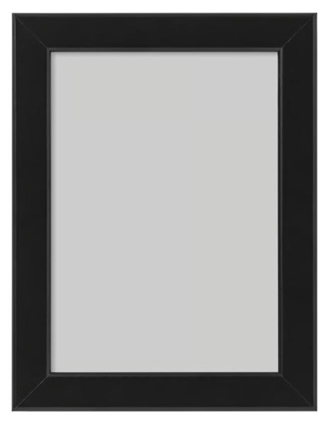 FISKBO Wall Picture Frame, Wall Hanging Photo Frame, Mounted Frame for Home, Office (Plastic & Fibreboard) Black 13 x 18 cm - Image 1