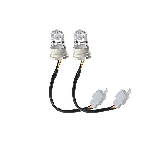 SMALLFATW White Light Hide Away Strobe Bulbs for 80w / 120w / 160w Kits Headlight Replacement Bulbs, 2 PCS - Image 1